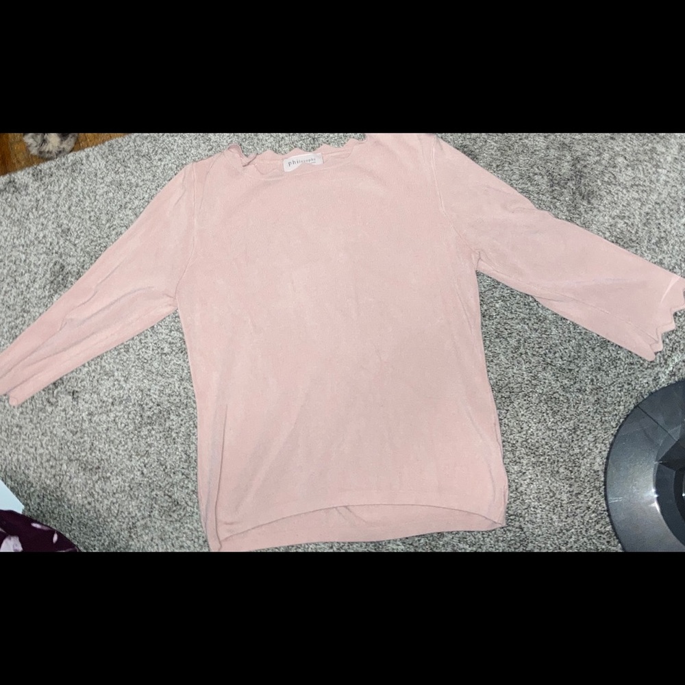 Pink half sleeve shirt